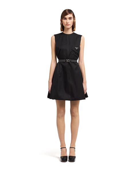 prada black.dress|prada nylon sheath dress.